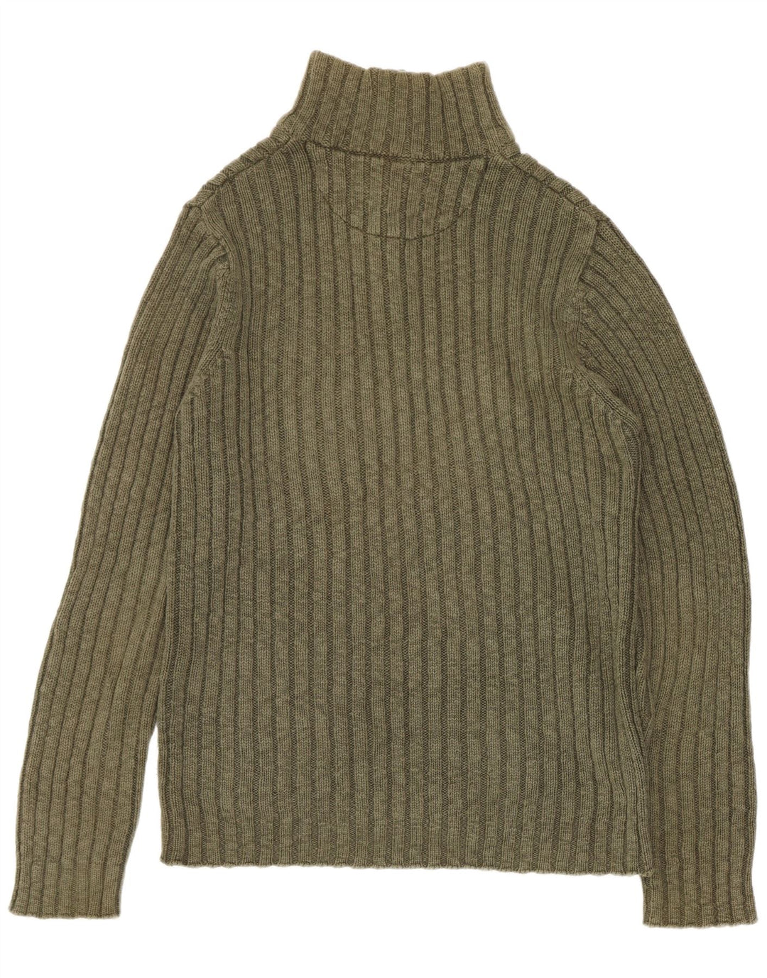 Marlboro Classics Męski sweter z zamkiem błyskawicznym, duży, bawełniany khaki