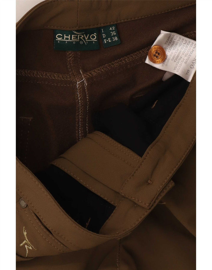 Damskie spodnie typu casual Chervo Bootcut IT 42 Medium W28 L32 Beżowy poliester