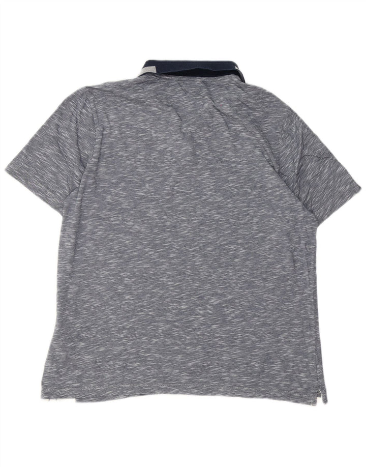 Męska koszulka polo Ted Baker, rozmiar 4, duża, granatowa, bawełniana w cętki