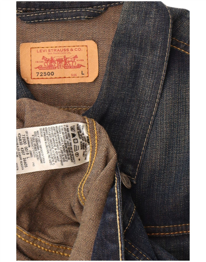 Męska kurtka dżinsowa Levi's UK 40, duża, niebieska, bawełniana