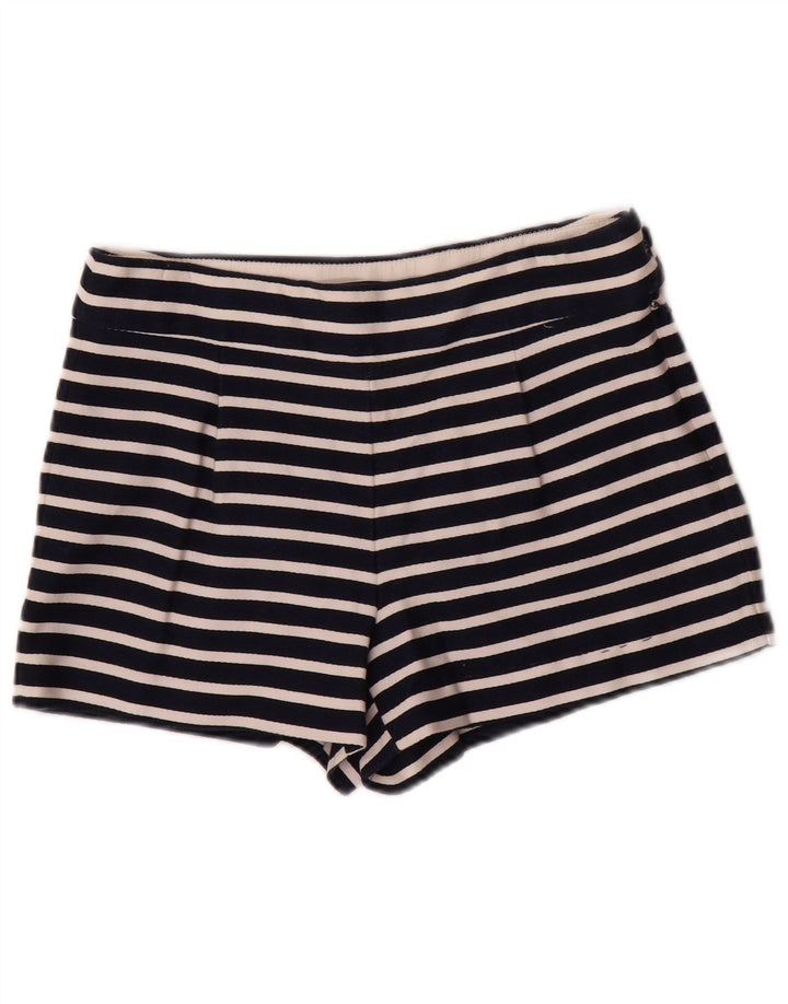 Spodnie damskie J. Crew US 4 Small W28, czarne, bawełniane w paski