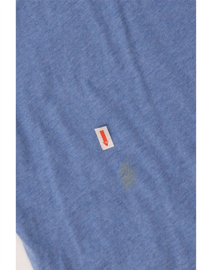 Męski T-shirt z grafiką Fat Face, duży, niebieski, bawełniany
