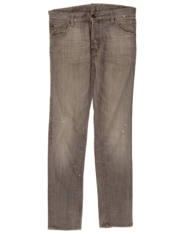 Dsquared2 Męskie jeansy skinny w trudnej sytuacji IT 46 Small W32 L32 Szare cętki