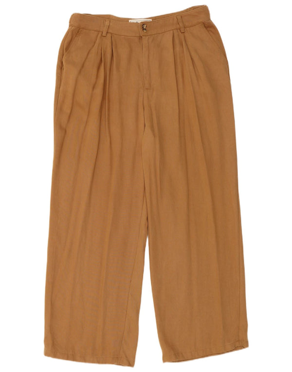 Damskie spodnie Chino Fat Face UK 12 Medium W32 L27 Brązowy Lyocell