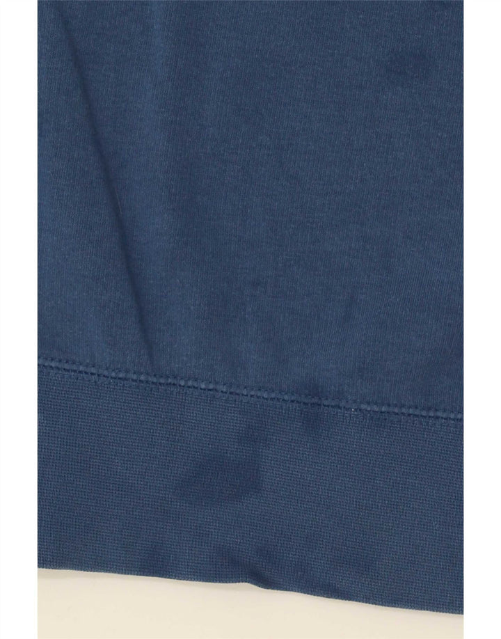 Męska bluza z grafiką Nike, mała, niebieska, bawełniana