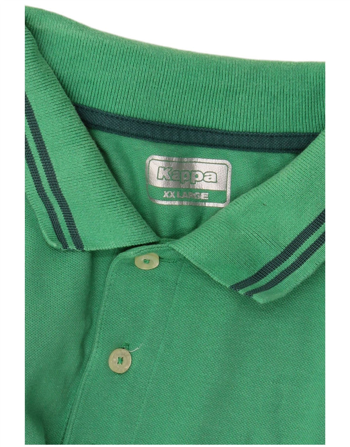 Męska koszulka polo Kappa 2XL w kolorze zielonym
