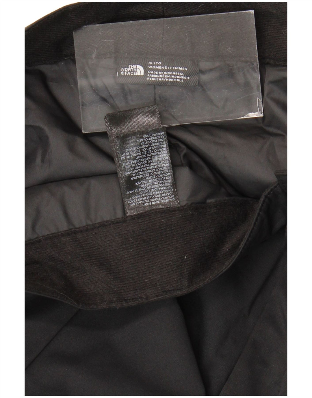 Damskie spodnie narciarskie The North Face UK 18 XL, czarne, poliestrowe
