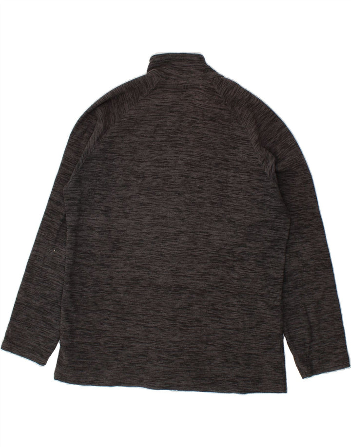 MOUNTAIN WAREHOUSE Mens Fleece Jacket UK 40 Large Grey Flecked Polyester Vintage Mountain Warehouse and Second-Hand Mountain Warehouse from Messina Hembry 