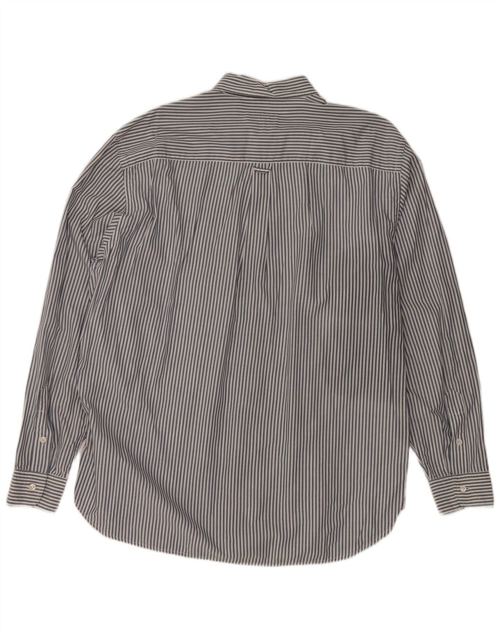 Koszula męska HENRY COTTONS, rozmiar 43 XL, bawełniana w granatowe prążki