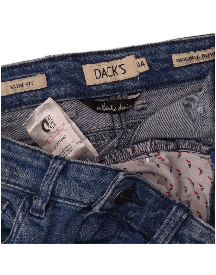 Dack's Damskie Dżinsy IT 44 Medium W30 L28 Niebieskie Bawełniane