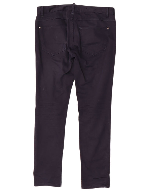 Spodnie męskie Zara Slim Casual EU 42 Large W32 L29 Granatowe