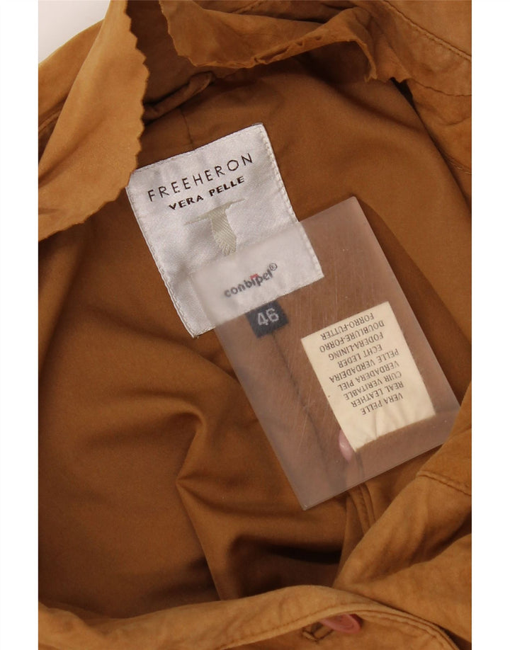 Conbipel damska kurtka zamszowa Free Heron IT 46 duża brązowa skóra