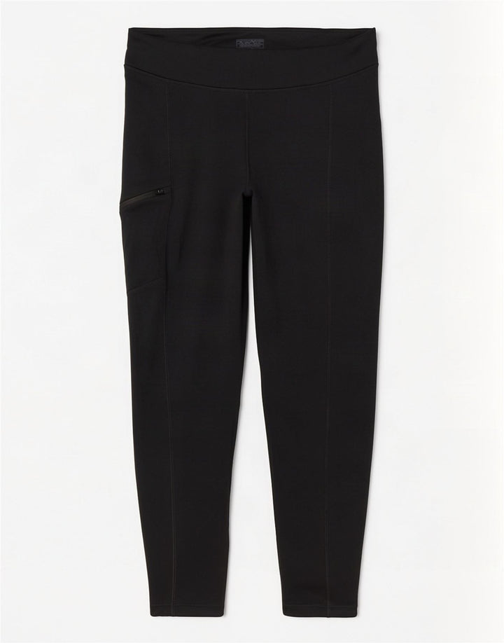 Legginsy damskie Patagonia UK 16, duże, czarne, poliestrowe