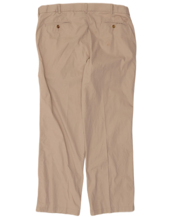 Męskie spodnie Chino Marks & Spencer Blue Harbor Straight W38 L31 Beżowe