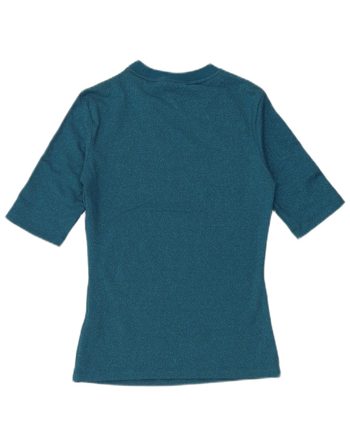 Damska koszulka Adidas Top UK 6 XS Niebieski poliester