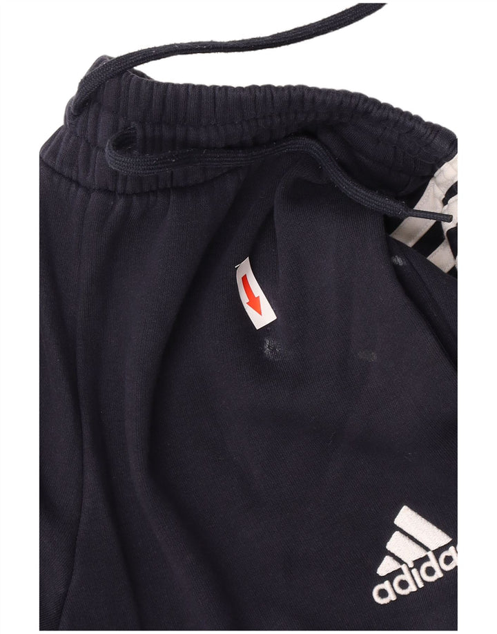 Męskie spodnie dresowe Adidas, średnie granatowe