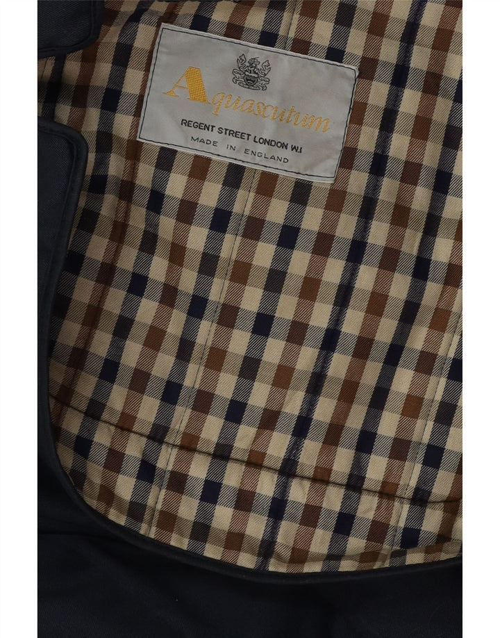 Płaszcz męski Aquascutum UK 40, duży, granatowy