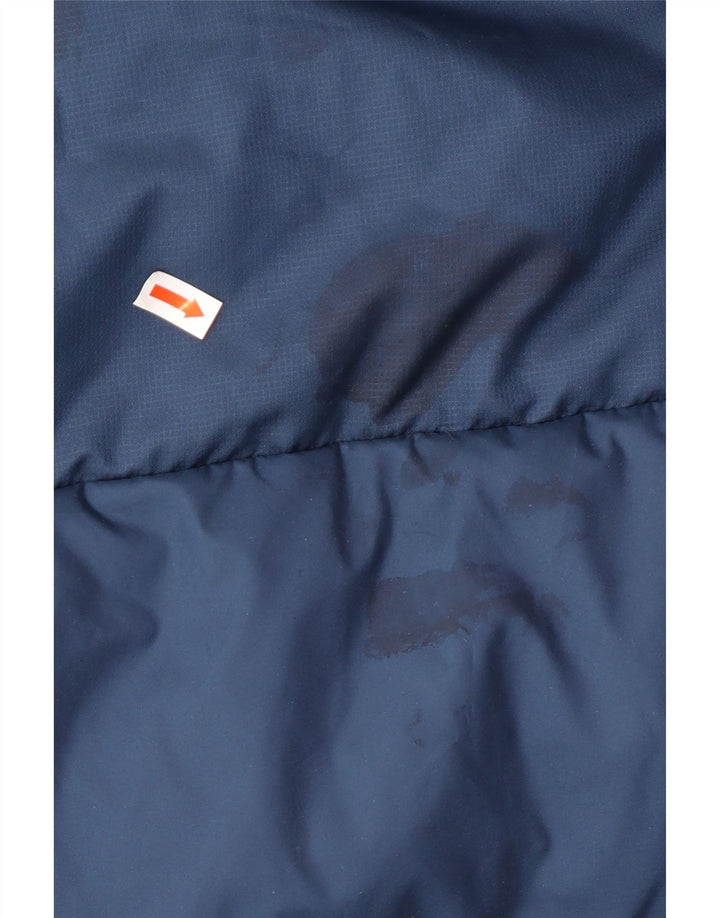 Męska ocieplana kurtka z kapturem ADIDAS UK 42 XL Granatowa, poliamidowa, zimowa