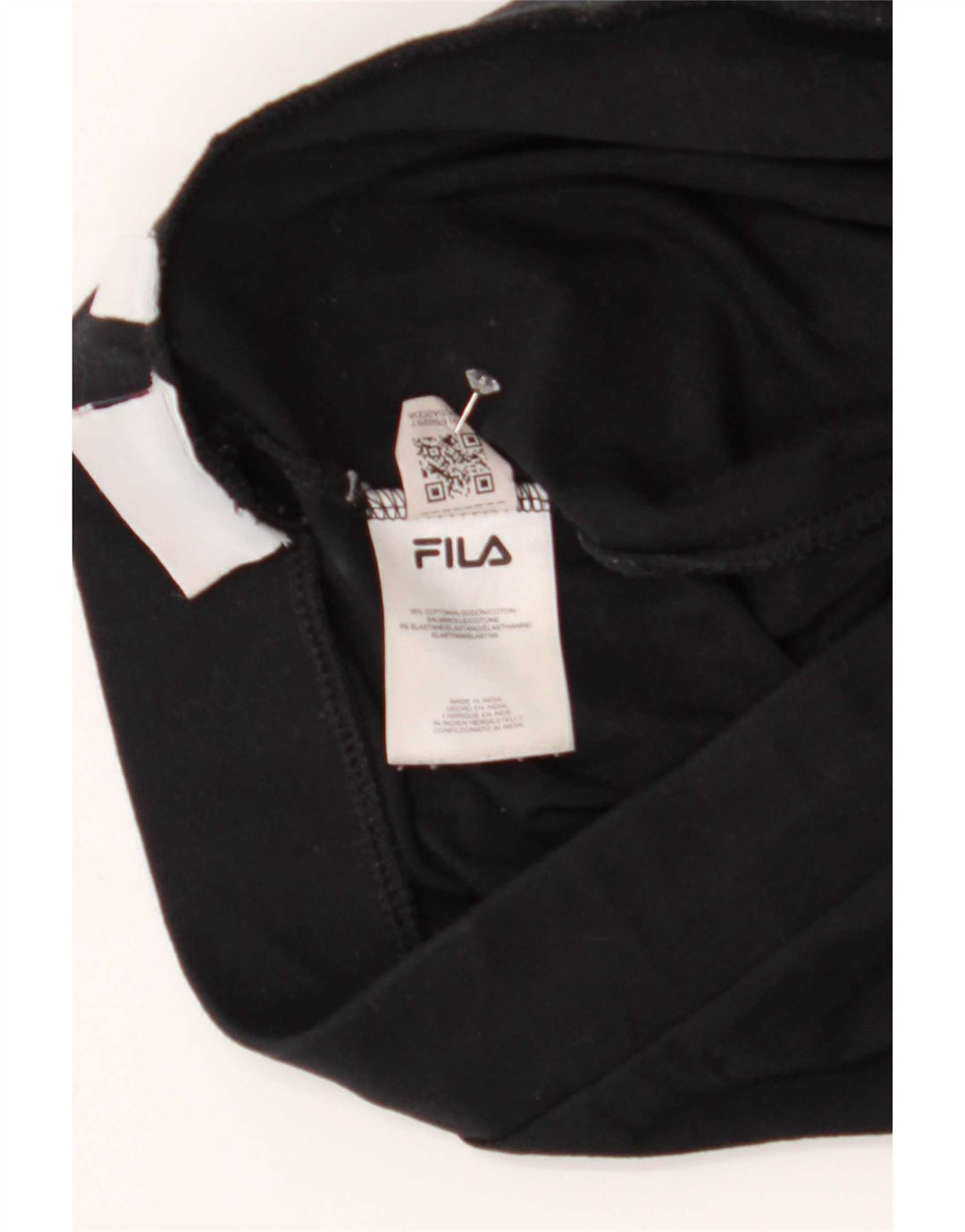 Damskie legginsy Fila Graphic UK 12, średnie, czarne, bawełniane