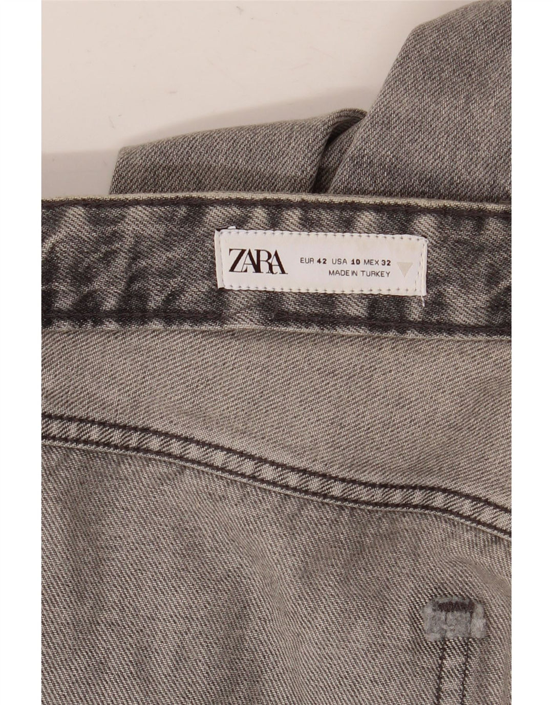 Damskie jeansy z szeroką nogawką Zara EU 42 Large W32 L36 Szare