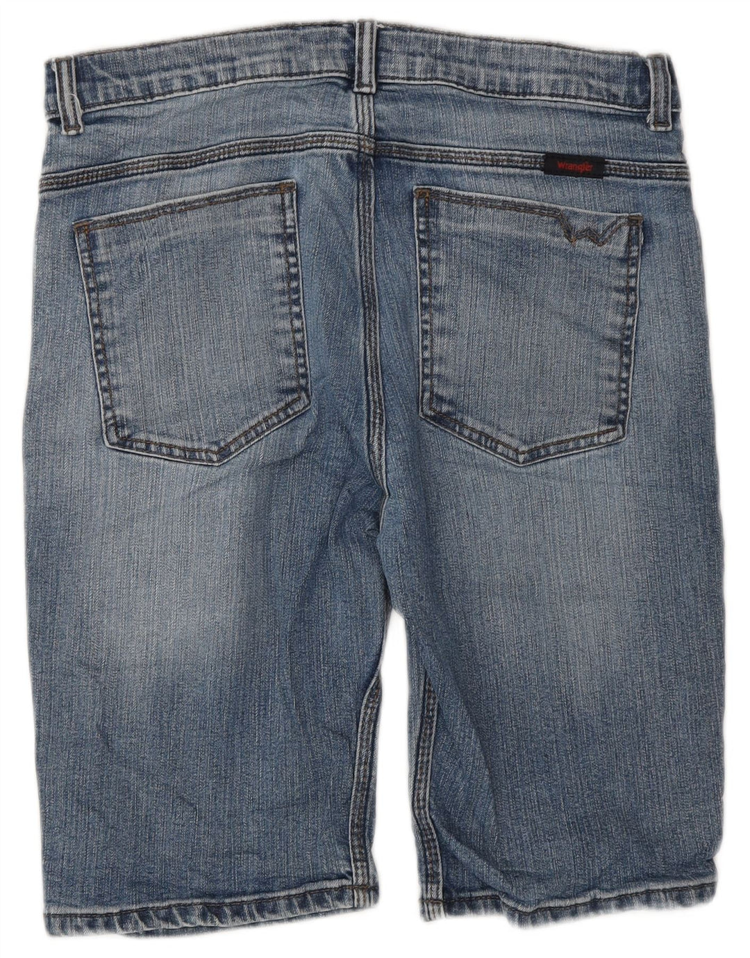 Damskie spodenki jeansowe Wrangler W30 średni niebieski