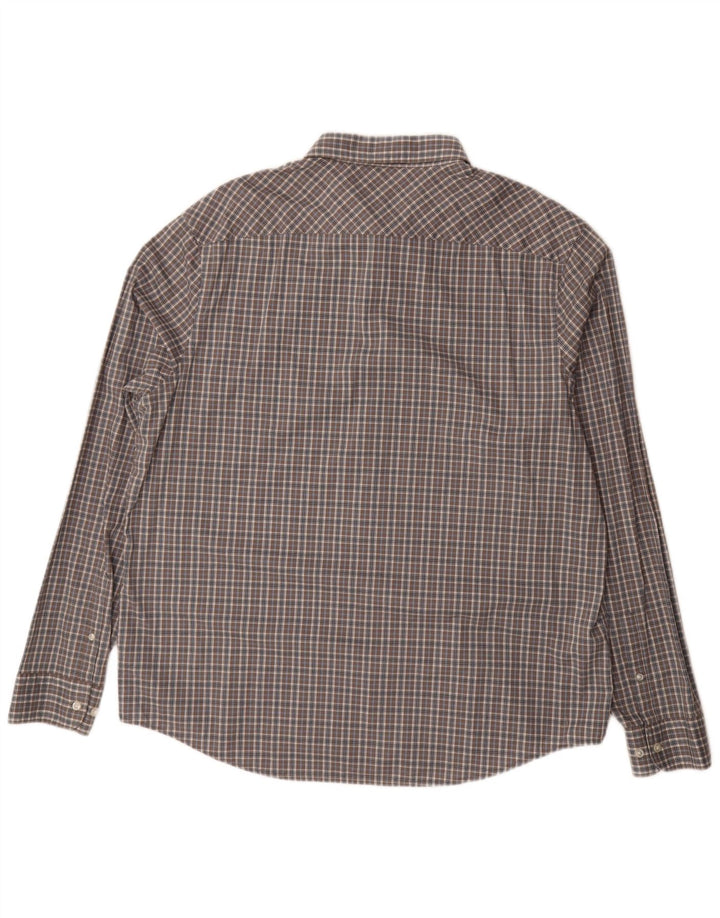 Koszula męska PENGUIN Heritage Slim Fit 2XL, bawełniana, szara krata