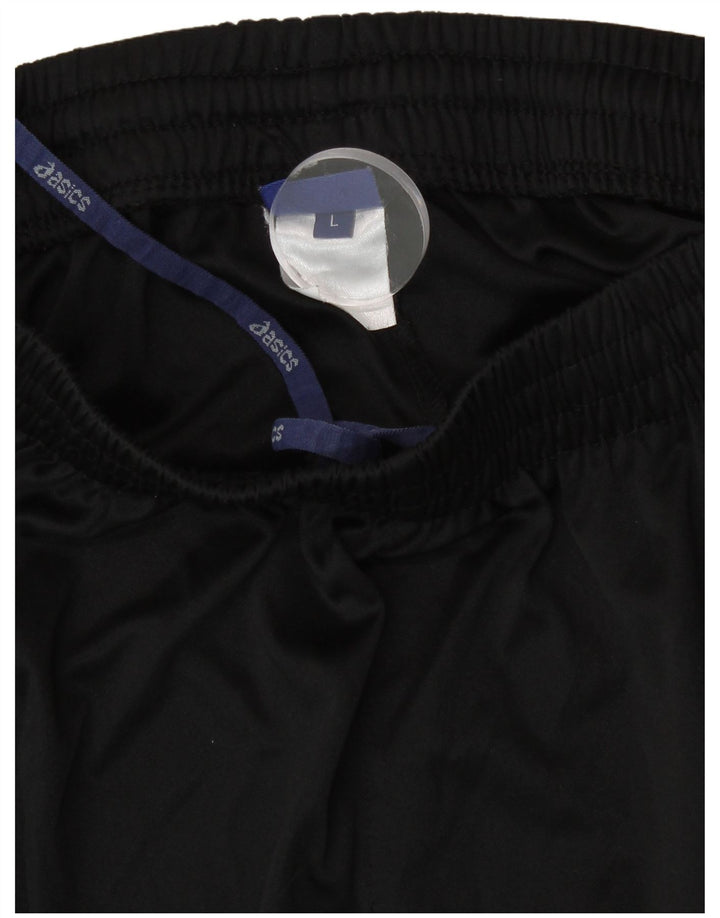 Chłopięce spodenki sportowe Asics 13-14 lat, duży, czarny poliester z blokami kolorów