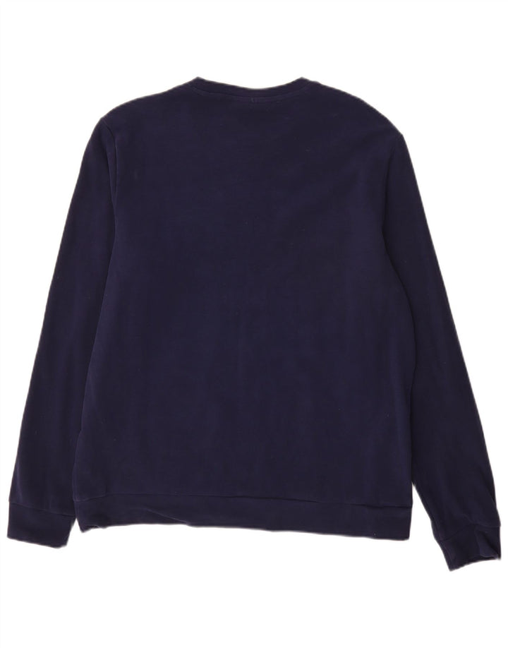 Bluza męska Fila, duża, granatowa, bawełniana