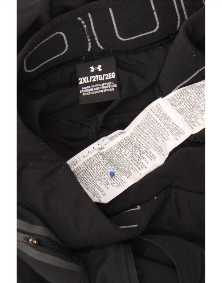 Męskie spodnie dresowe Under Armour z grafiką, 2XL, czarny poliester