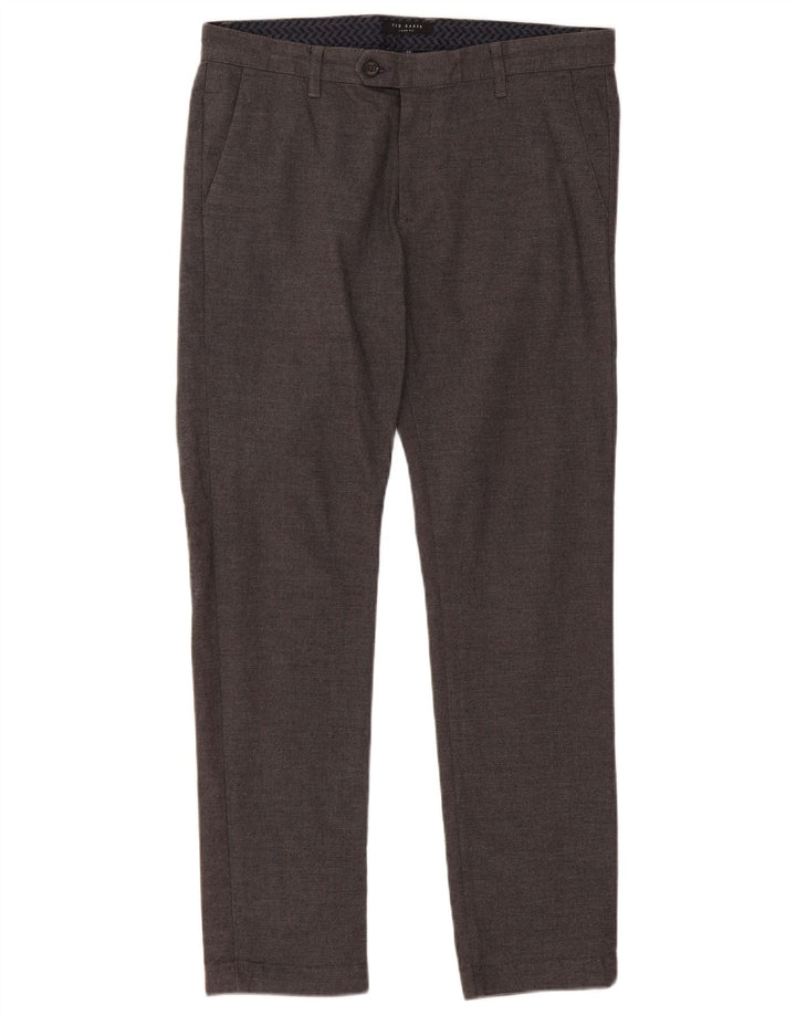Męskie spodnie garniturowe Ted Baker W34 L31 szare