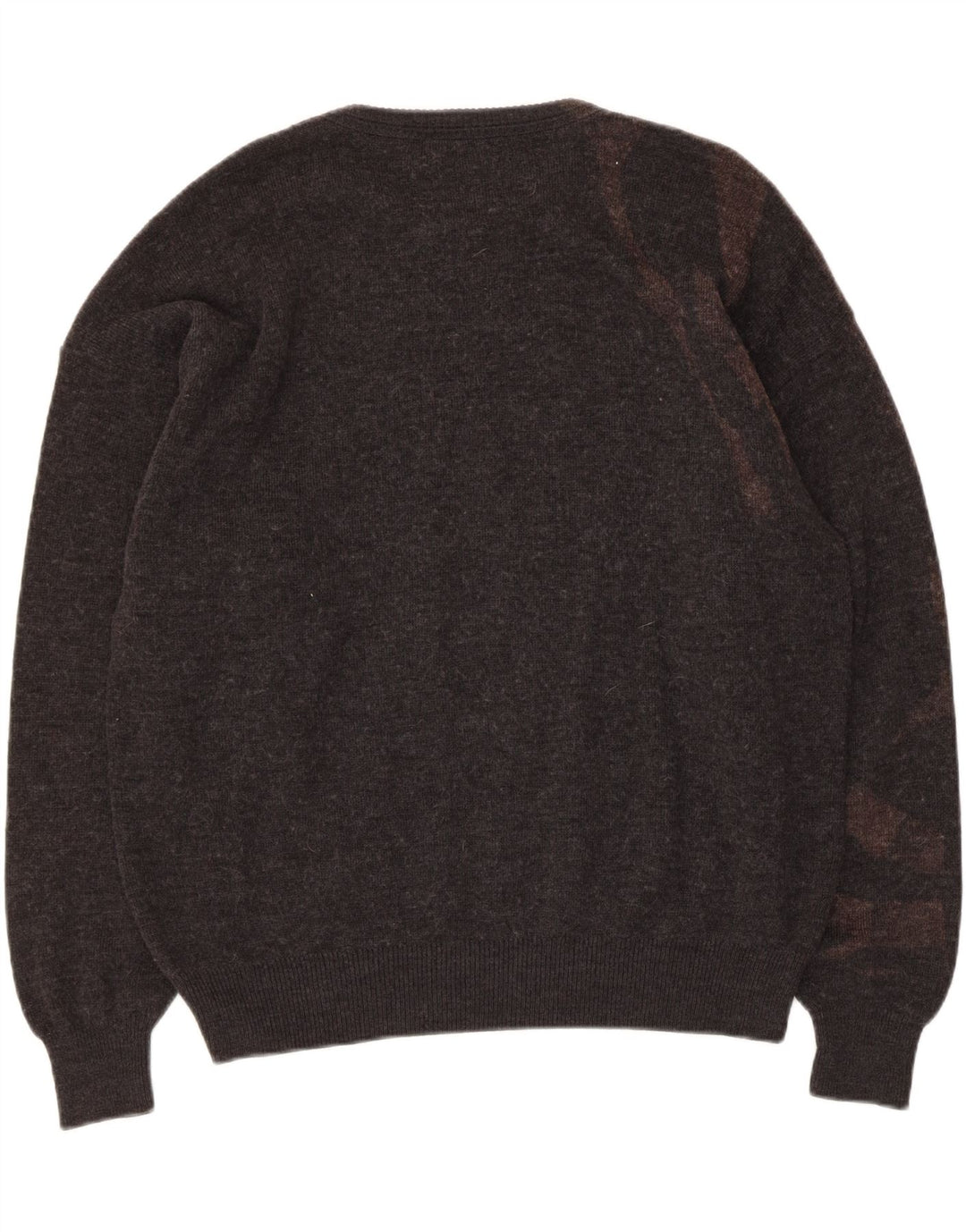 Croft & Barrow Męski sweter z okrągłym dekoltem, duży, szary Argyle/Diament