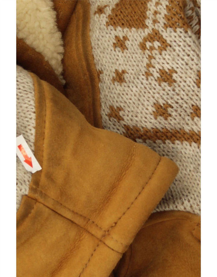 Vintage damska kurtka oversize EU 46 XL beżowa tkanina argyle/diament