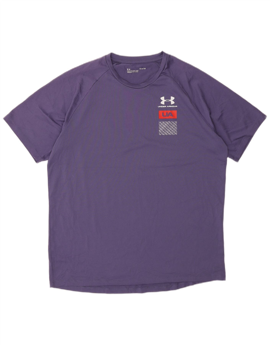 Męski t-shirt z grafiką Under Armour, duży, fioletowy