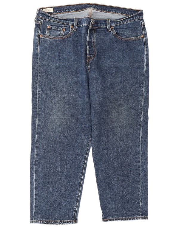 Damskie jeansy Levi's 501 Straight US 16 2XL W40 L26 Niebieskie bawełniane