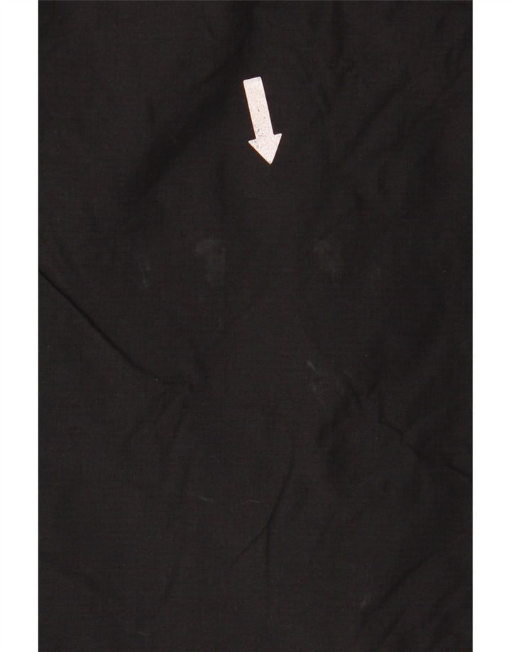 Damska kurtka wiatrówka z kapturem Superdry UK 14, średni czarny nylon