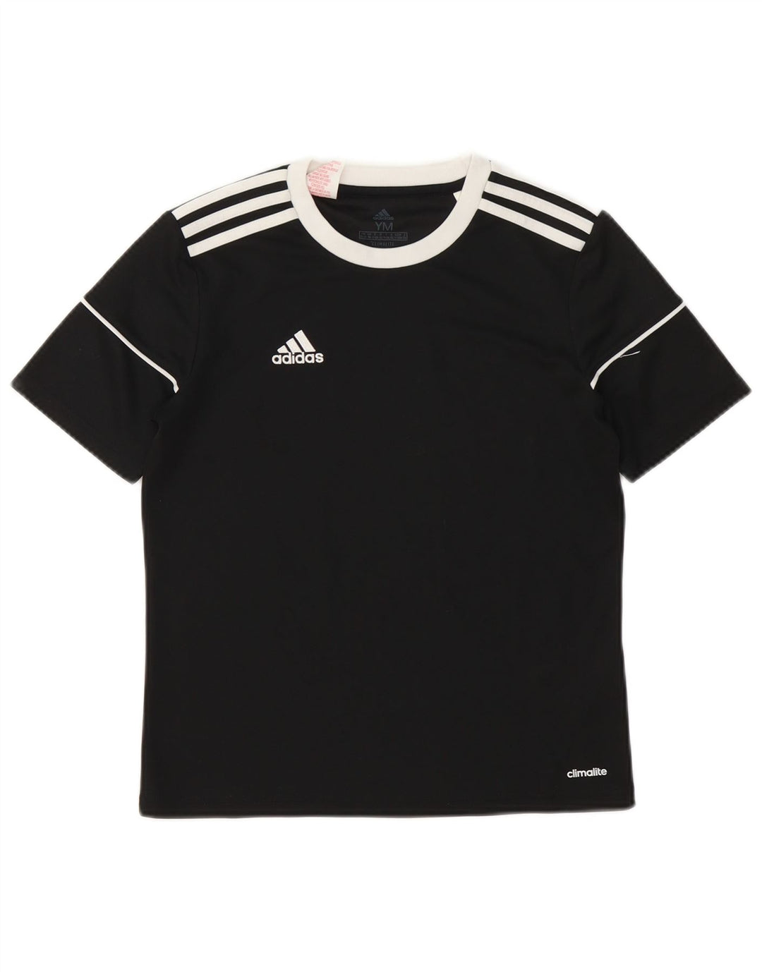 Chłopięca koszulka Adidas Climalite Top 11-12 lat, średni czarny poliester