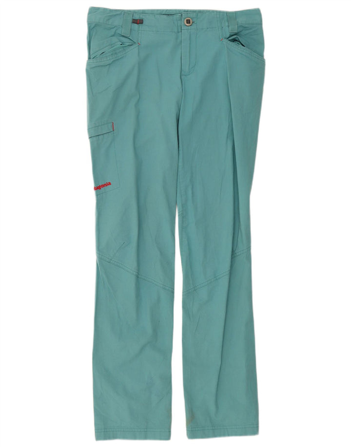 Damskie spodnie Patagonia Straight Cargo US 6 Medium W34 L32 Turkusowe