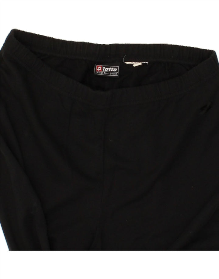 LOTTO Womens Tracksuit Trousers UK 14 Medium Black Vintage Lotto and Second-Hand Lotto from Messina Hembry 
