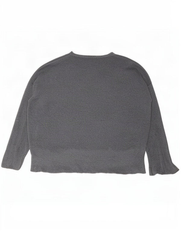 Sweter damski Zara Oversize z okrągłym dekoltem UK 10 Small Grey