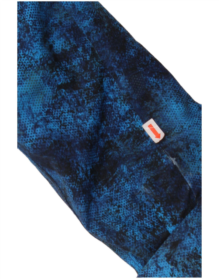 Męska kurtka wiatrówka z kapturem CHIEMSEE UK 38 Medium Blue Tie Dye