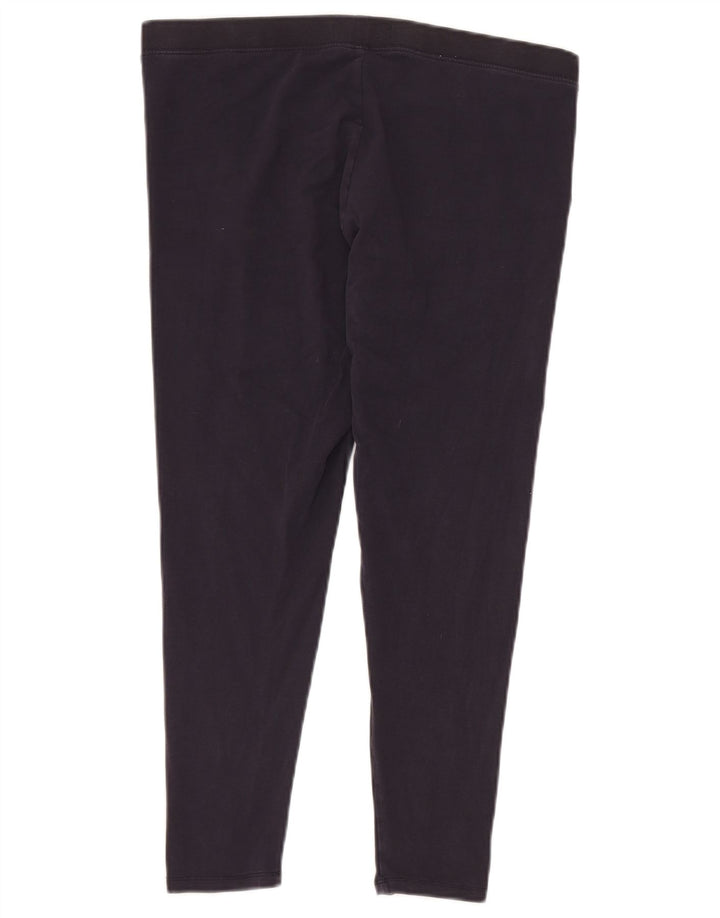 Legginsy damskie Marks & Spencer UK 16, duże, granatowe, bawełniane
