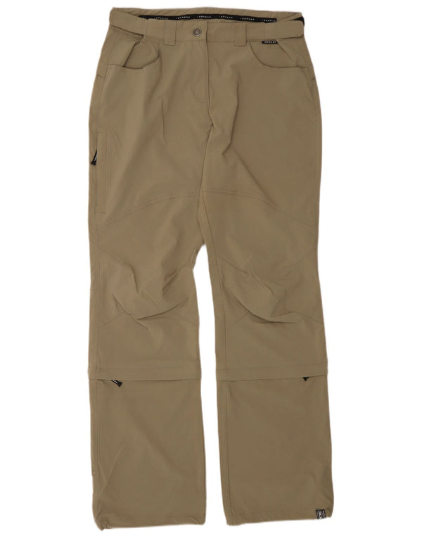 Damskie spodnie turystyczne Icepeak EU 40 Medium W30 L32 Khaki Poliester
