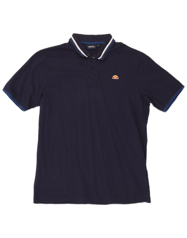 Męska koszulka polo Ellesse XL, granatowa, bawełniana