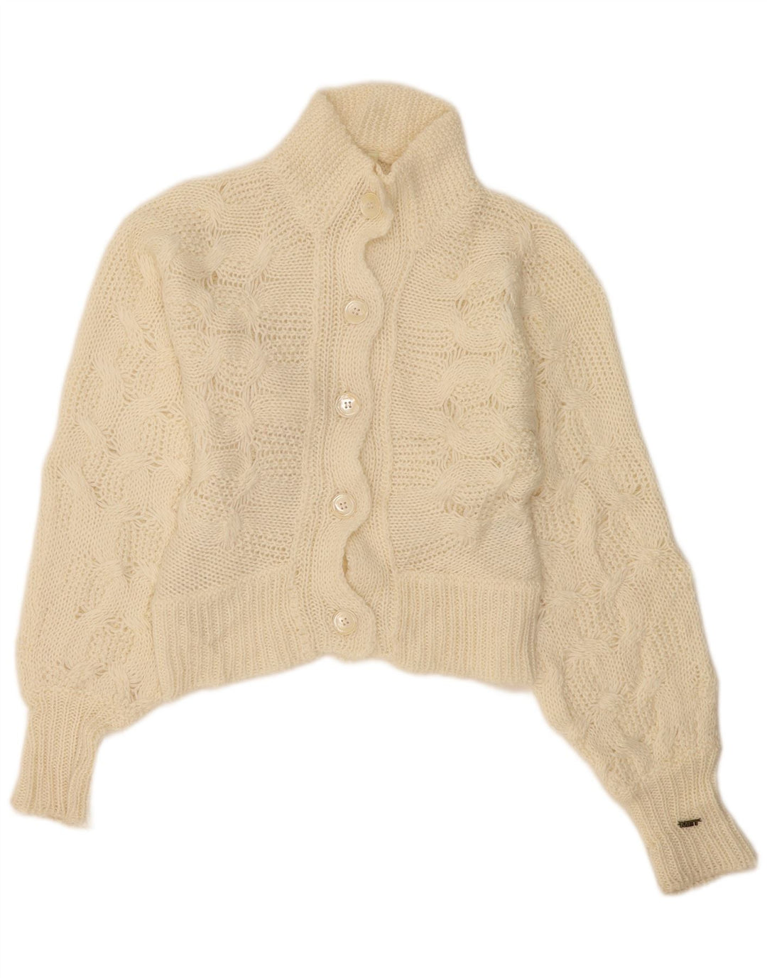 Sweter damski MET UK 12 Średni beżowy moher