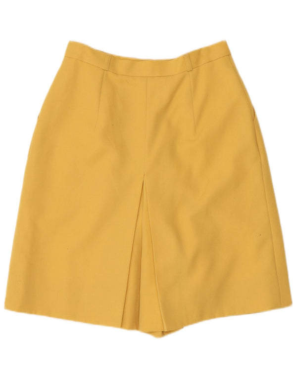 Vintage damskie spodenki chino z wysokim stanem IT 44 Medium W28 żółte