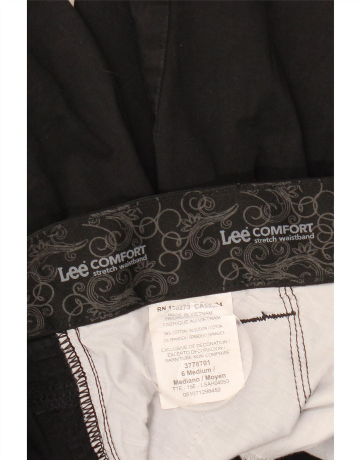 Damskie spodenki Chino LEE US 6 Medium W30, czarna bawełna