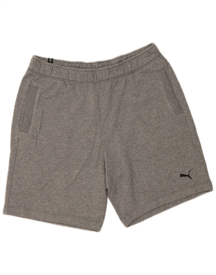 Męskie spodenki sportowe Puma XL, szare, nakrapiane