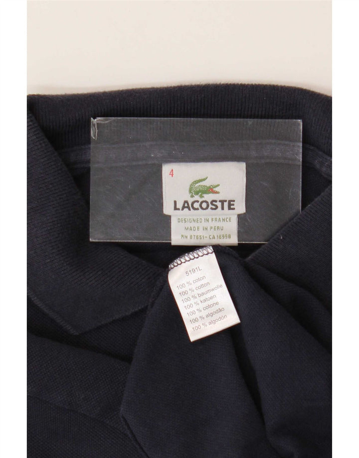 Męska koszulka polo Lacoste, rozmiar 4, średnia, granatowa, bawełniana