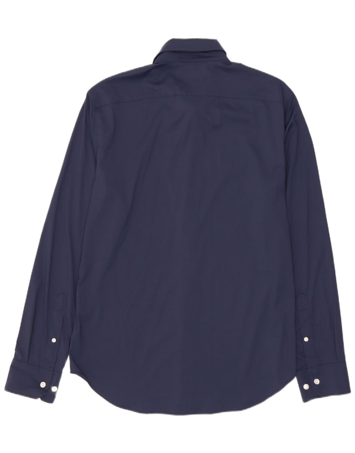 BONOBOS Męska koszula slim fit, średni granatowy nylon