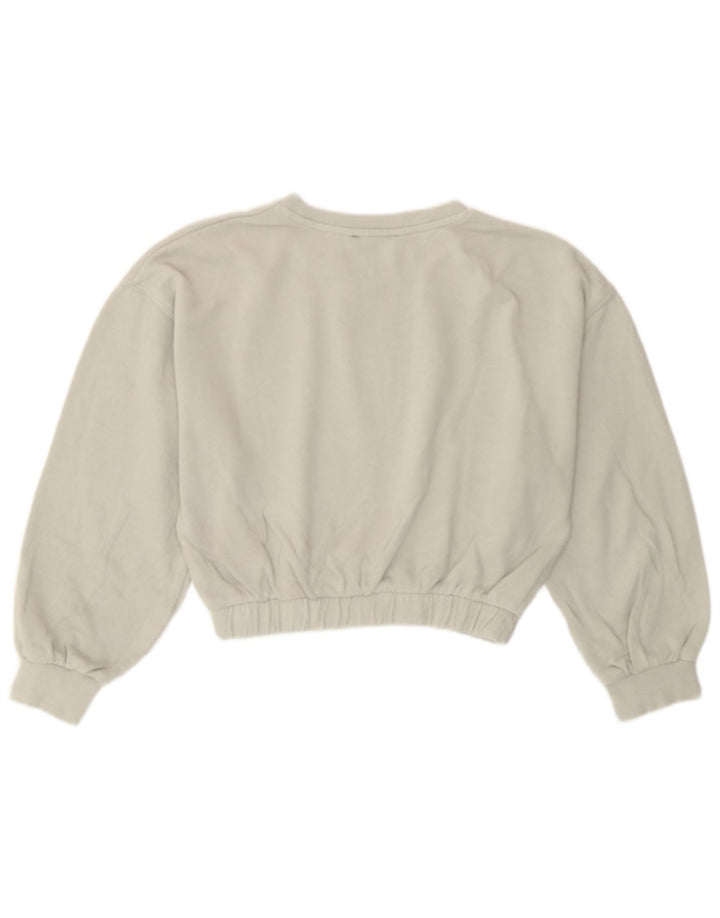 Bluza damska Zara Crop Sweter UK 14 Średnia szara bawełna